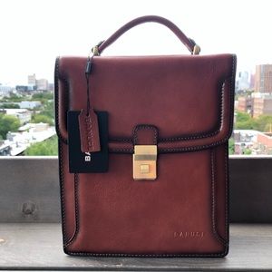 Banuce Leather Messenger Bag